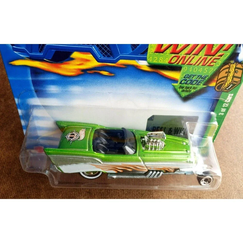 Hot Wheels '57 ROADSTER 2002 TREASURE HUNT #03/12 1:64 #54323 WL RR & Micro 5-SP